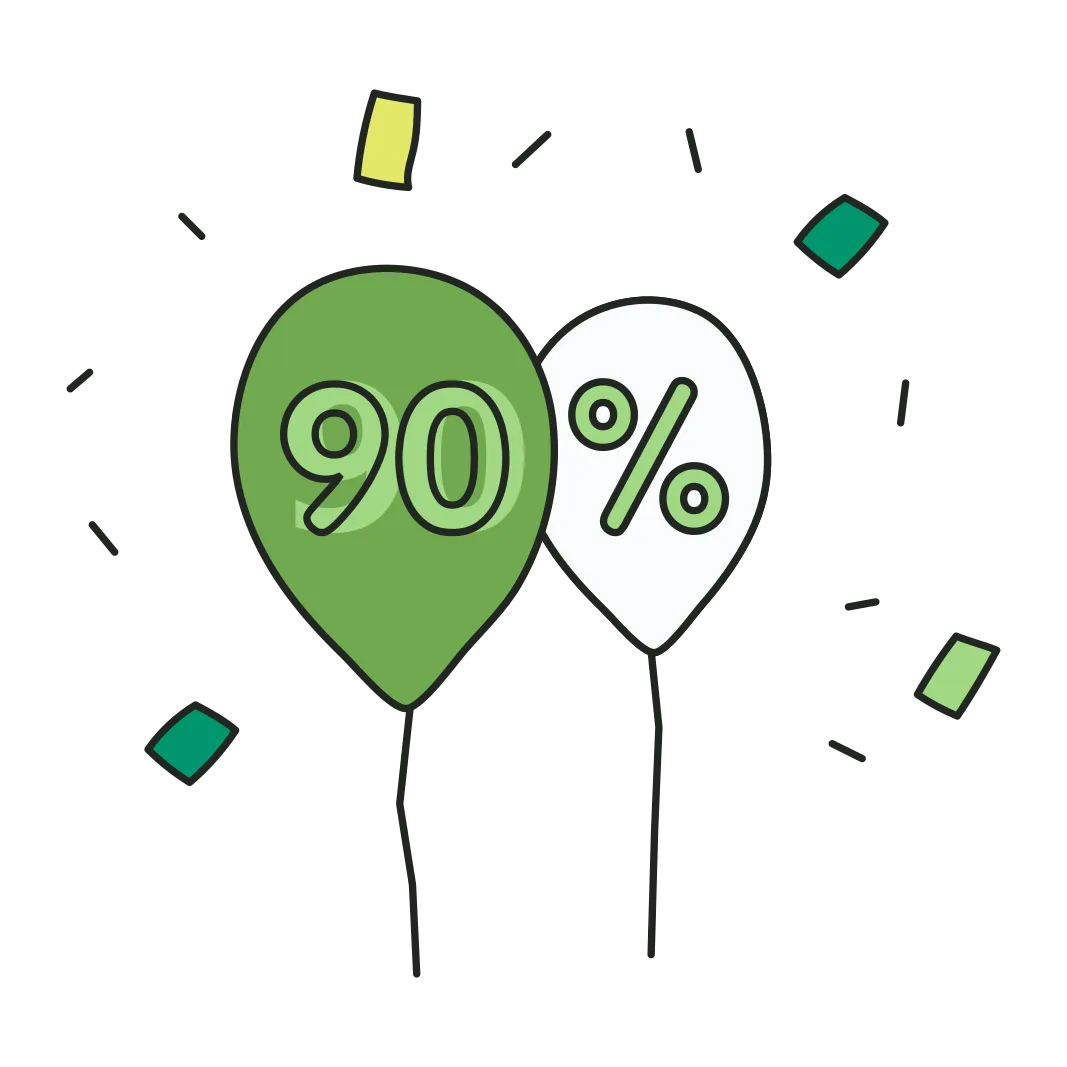 82% balloons